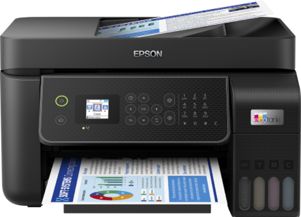 EPSON EcoTank L5310 Έχρωμο Πολυμηχάνημα Inkjet Α4 με δοχεία μελανιού, WiFi, Ethernet