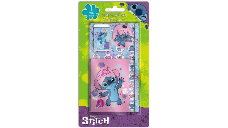 Σετ Γραφής Διακάκης Lilo & Stitch (5 Τεμάχια)