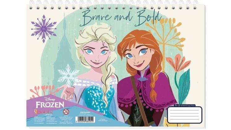 Μπλοκ Ζωγραφικής Διακάκης Α4 Frozen 2 30 Φύλλων (1 Τεμάχιο)