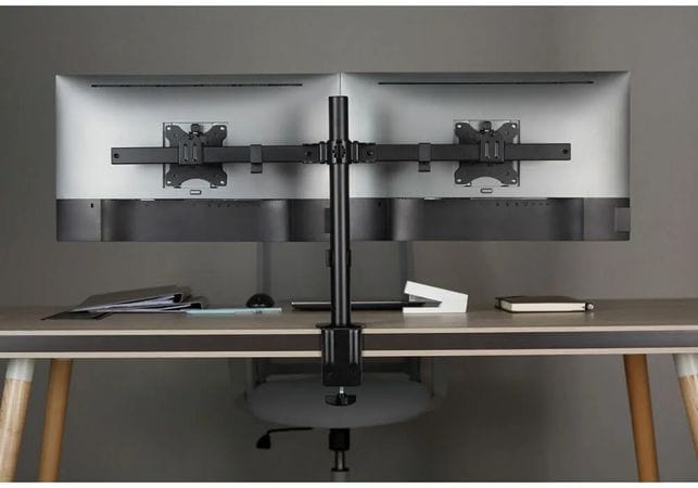 Βάση Τηλεόρασης Γραφείου Bratech LDT57-C02 για δύο οθόνες 17" - 32" εως 9 kg
