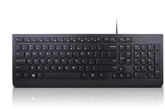 Lenovo Essential Ενσύρματο Πληκτρολόγιο Μαύρο (GR/US)