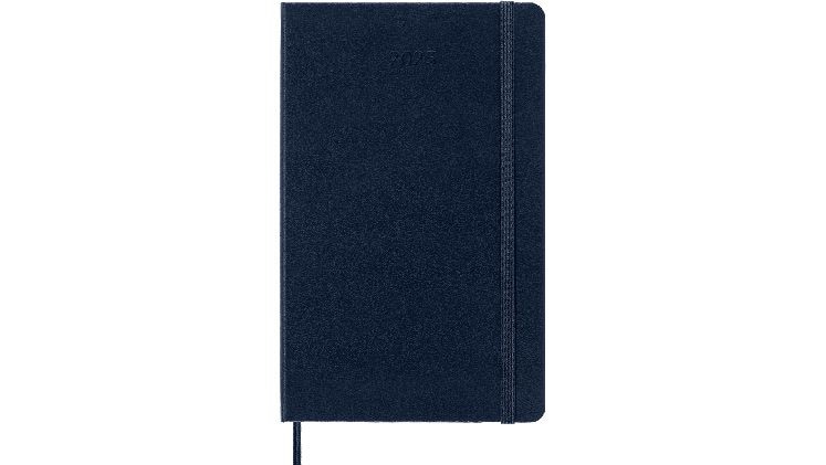 Ημερολόγιο Ημερήσιο 2025 Moleskine 12M Large Blue Hard