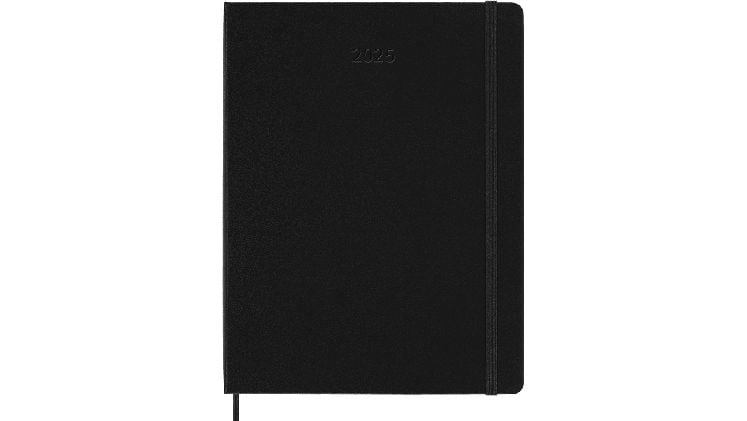 Ημερολόγιο Εβδομαδιαίο 2025 Moleskine 12M Xlarge Black Hard
