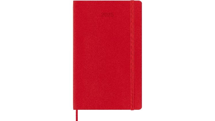 Ημερολόγιο Εβδομαδιαίο 2025 Moleskine 12M Large Red Soft