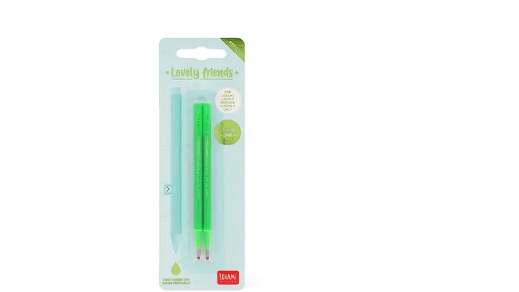 Ανταλλακτικά Μελάνια Gel Legami Lovely Friends Neon Green (2 Τεμάχια)