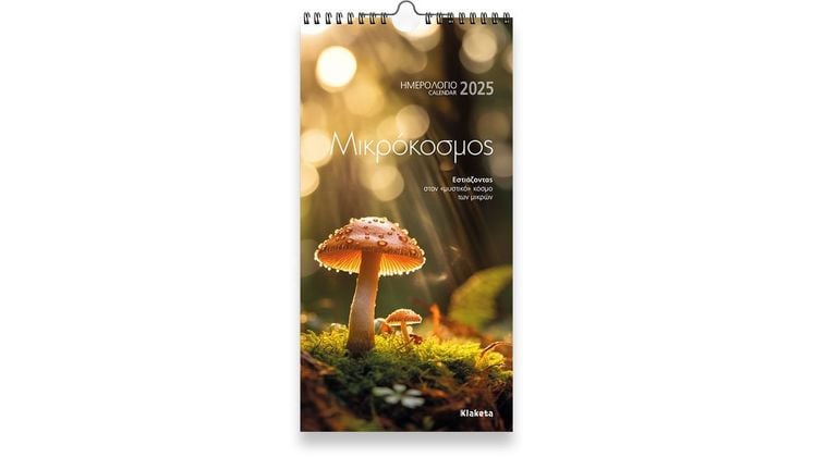 Ημερολόγιο Τοίχου Klaketa 2025 Μικρόκοσμος 17x33cm