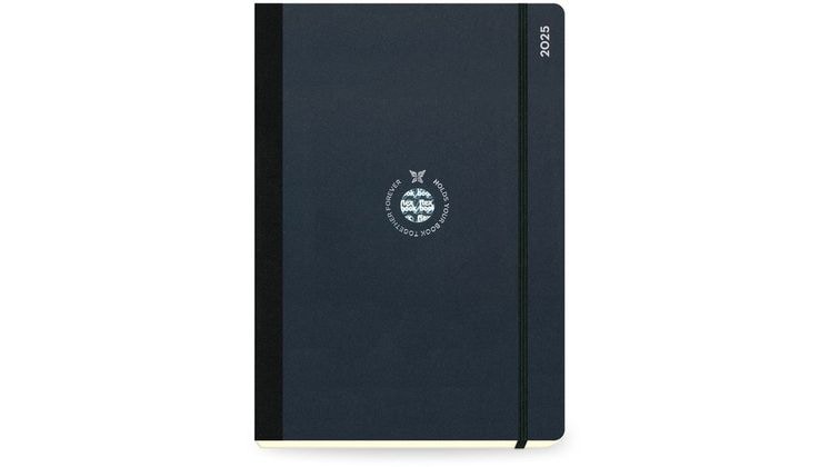Ημερολόγιο Ημερήσιο The Writing Fields 2025 Flex Global Μαύρο 16.6x23.8cm