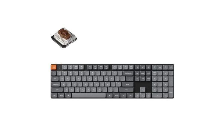 Keychron K5MH3 Gaming Ασύρματο Μηχανικό Πληκτρολόγιο RGB Μαύρο (US)