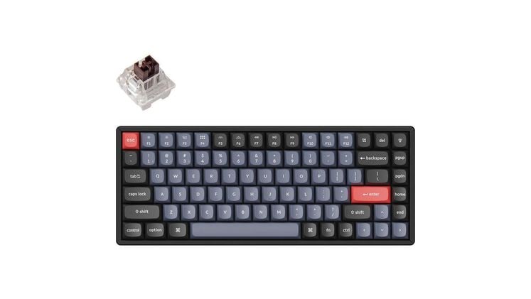 Keychron K2PJ3 Gaming Ασύρματο Μηχανικό Πληκτρολόγιο RGB (US)