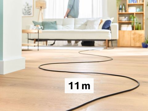 Μεγάλη ακτίνα δράσης 11m