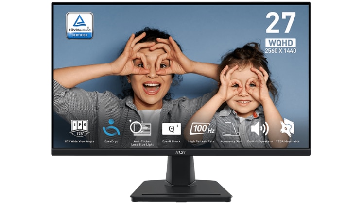 MSI Pro MP275Q 27" QHD IPS Flat 100Hz 4ms
