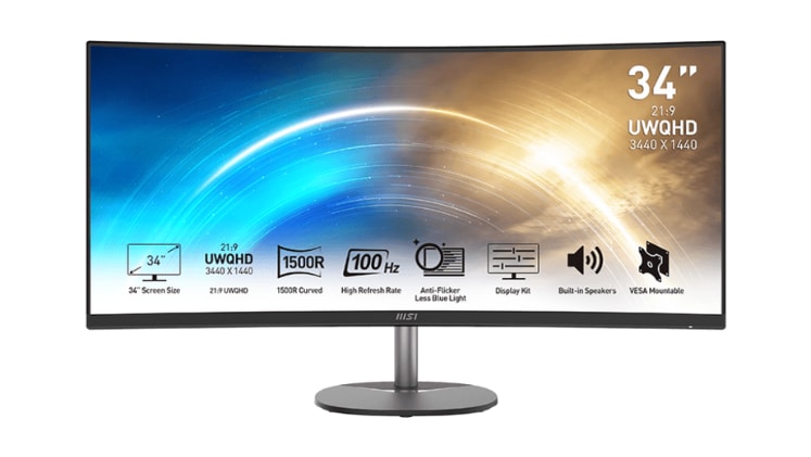 MSI Pro MP341CQ 34
