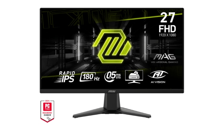 MSI Mag 275F 27" FHD IPS Flat 180Hz 0.5ms