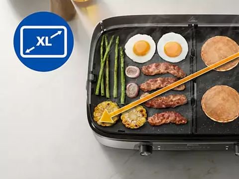 Μεγάλη επιφάνεια μαγειρέματος