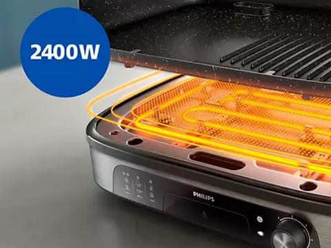 2400 W για γρήγορη και ισχυρή θέρμανση