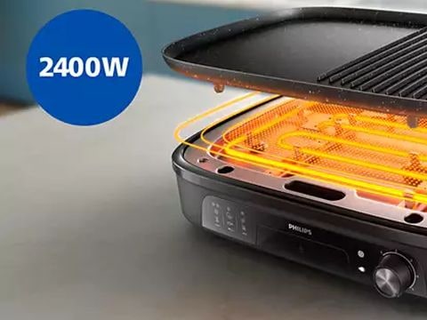 2400 W για γρήγορη και ισχυρή θέρμανση