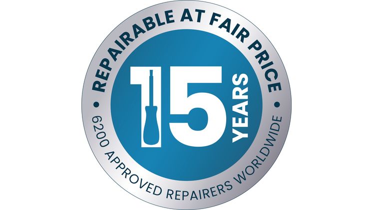 Επισκευάσιμο με χαμηλό κόστος - 15 χρόνια