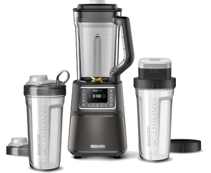 Blender Κενού Αέρος SENCOR SBU 7878BK 1.5 L με 2 Φιάλες