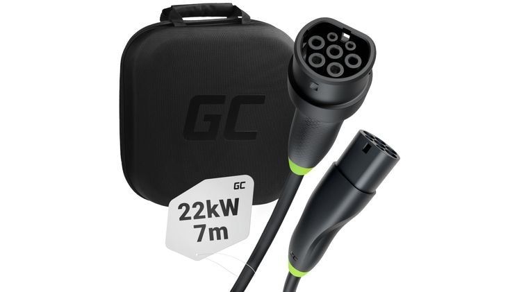 Καλώδιο Φόρτισης EVKABGC02 Greencell 7m 22 kW - Μαύρο