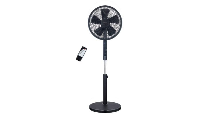 SINGER 7020/01BL Ανεμιστήρας Δαπέδου 55W 40cm με Τηλεχειριστήριο