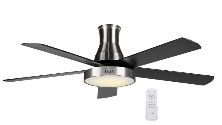 IZZY IZ-9043 Ανεμιστήρας Οροφής 65W 132cm με Φως και Τηλεχειριστήριο