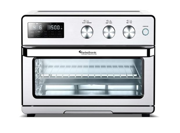 TURBOTRONIC TT-AF32DRD airchef Pro 32 Lt Ασημί Ηλεκτρικό Φουρνάκι