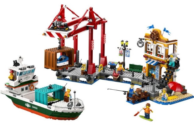 LEGO® City Seaside Harbor with Cargo Ship (60422)