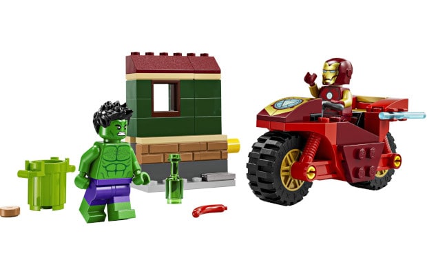 LEGO® Marvel Iron Man with Bike and The Hulk (76287)