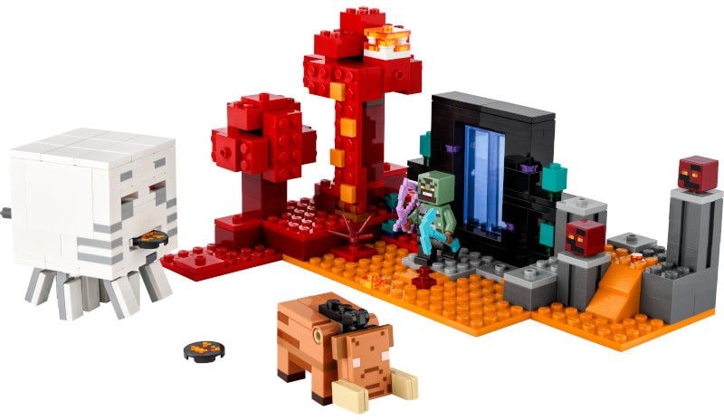 LEGO® Minecraft The Nether Portal Ambush (21255)