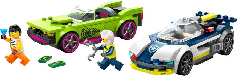 LEGO® City Police Car and Muscle Car Chase (60415)