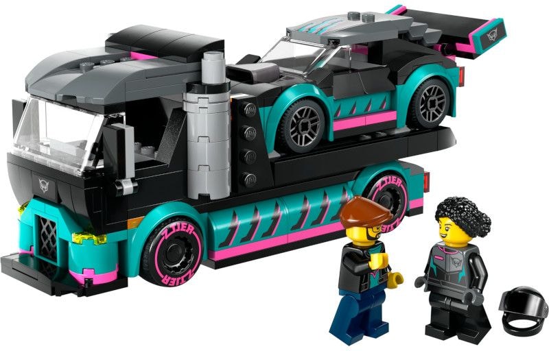 LEGO® City Race Car and Car Carrier Truck (60406)