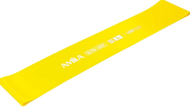 Λάστιχο Γυμναστικής Amila Small Loop Ultra Light - Κίτρινο