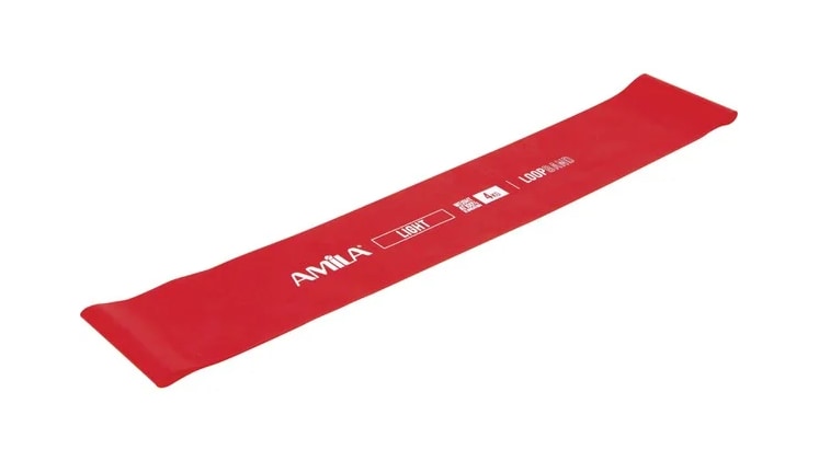 Λάστιχο Γυμναστικής Amila Small Loop Μαλακό - Κόκκινο