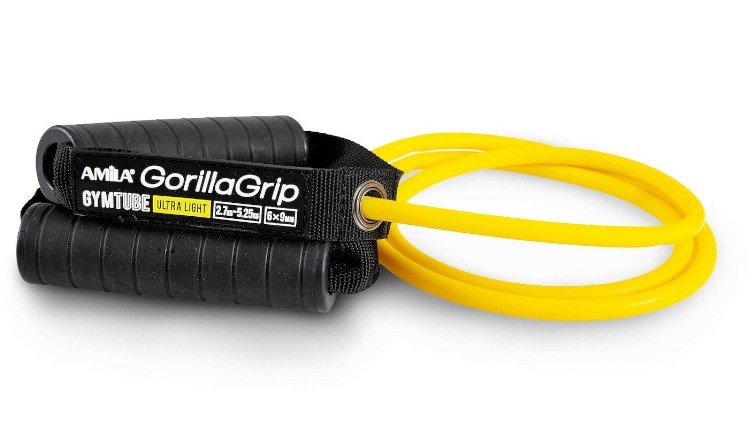 Λάστιχο Γυμναστικής Amila Gymtube Gorilla Grip Ultra Light - Κίτρινο