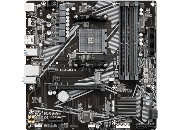 Μητρική Κάρτα Gigabyte B550M K Micro ATX με AMD AM4 Socket (rev. 1.0)