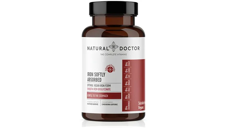 Συμπλήρωμα Διατροφής Natural Doctor Iron Softly Absorbed - 90 Κάψουλες