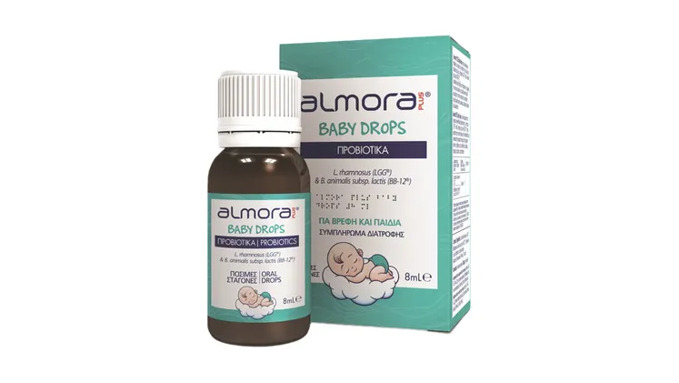 Συμπλήρωμα Διατροφής Almora Plus Baby Προβιοτικά - 8ml Σταγόνες