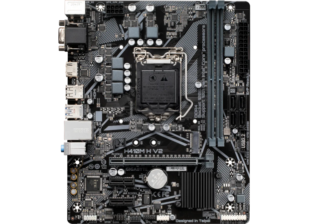 Μητρική Κάρτα GIGABYTE H410M H V2 MICRO-ATX με Intel 1200 Socket