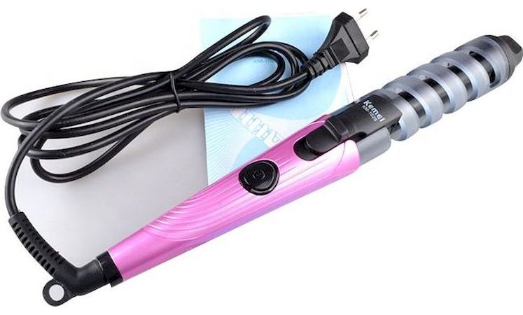 Ψαλίδι Μαλλιών Kemei KM-1026 35 W Μαύρο/Ροζ