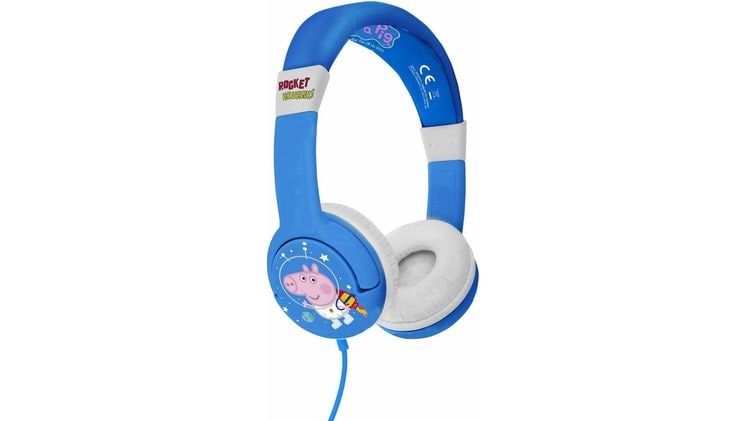 OTL Peppa Pig Rocket George Παιδικά Gaming Ενσύρματα Ακουστικά 3.5mm Μπλε/Λευκά