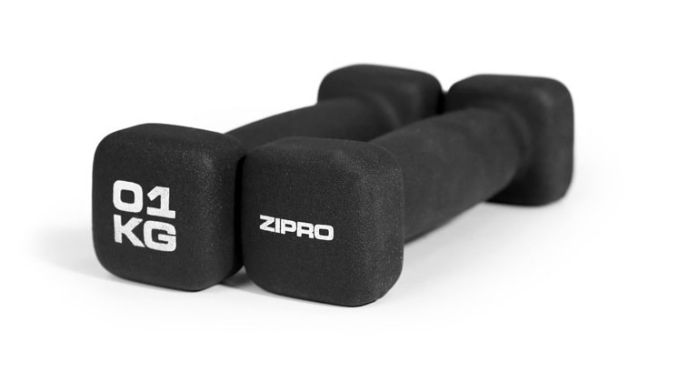 Σετ Βαράκια 1 Kg Zipro 10947181 Από Νεοπρένιο 2 Τμχ - Μαύρο