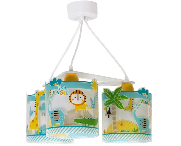Παιδικό Φωτιστικό Οροφής Τρίφωτο 76114 Ango My Little Jungle