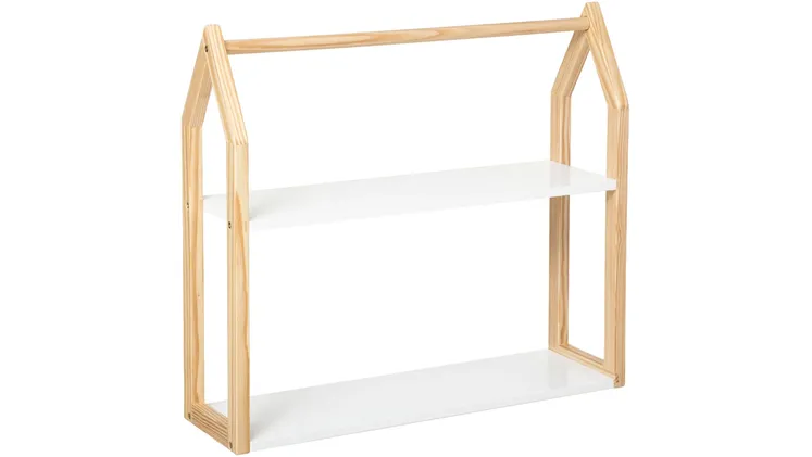 Παιδική Ραφιέρα Atmosphera House 174220 MDF 56x15x50.8 cm - Μπεζ / Λευκό
