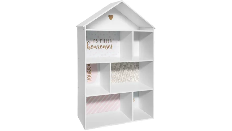 Παιδική Βιβλιοθήκη Atmosphera Maison Rose 158703a MDF 73.5x30x114 cm