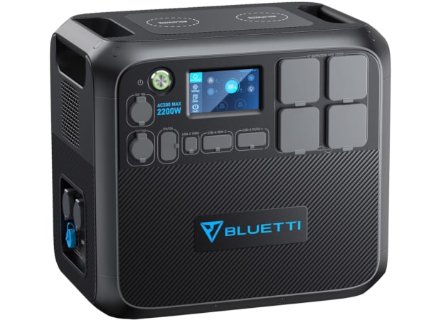 Bluetti Power Station AC200MAX Expandable Χωρητικότητας 2048Wh - Μαύρο