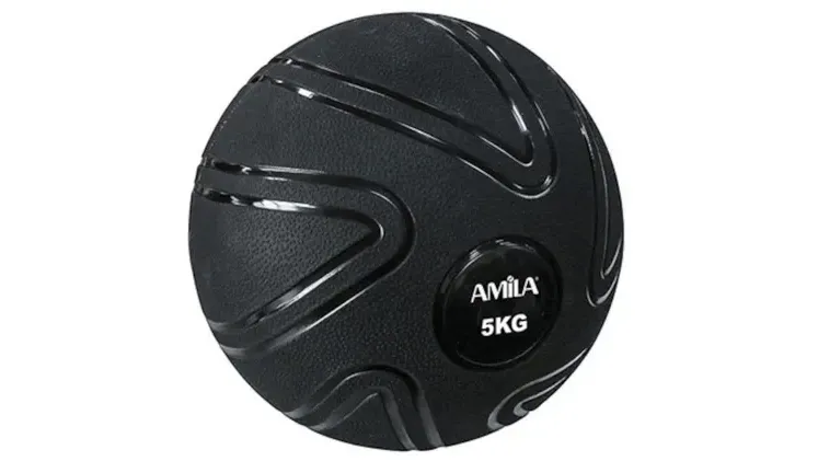 Μπάλα Medicine Amila Slam 90804 PVC 5kg - Μαύρο