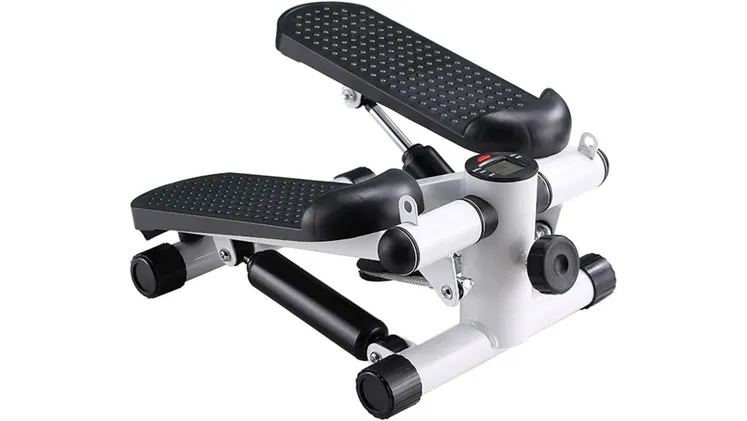 Mini Stepper Level-s Ryd-006 με Λάστιχα Εκγύμνασης - Λευκό/Μαύρο