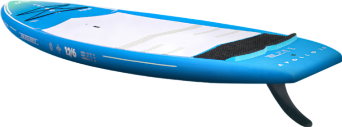 Συμπαγής Σανίδα SUP Aztron 381 x 76 - Μπλε