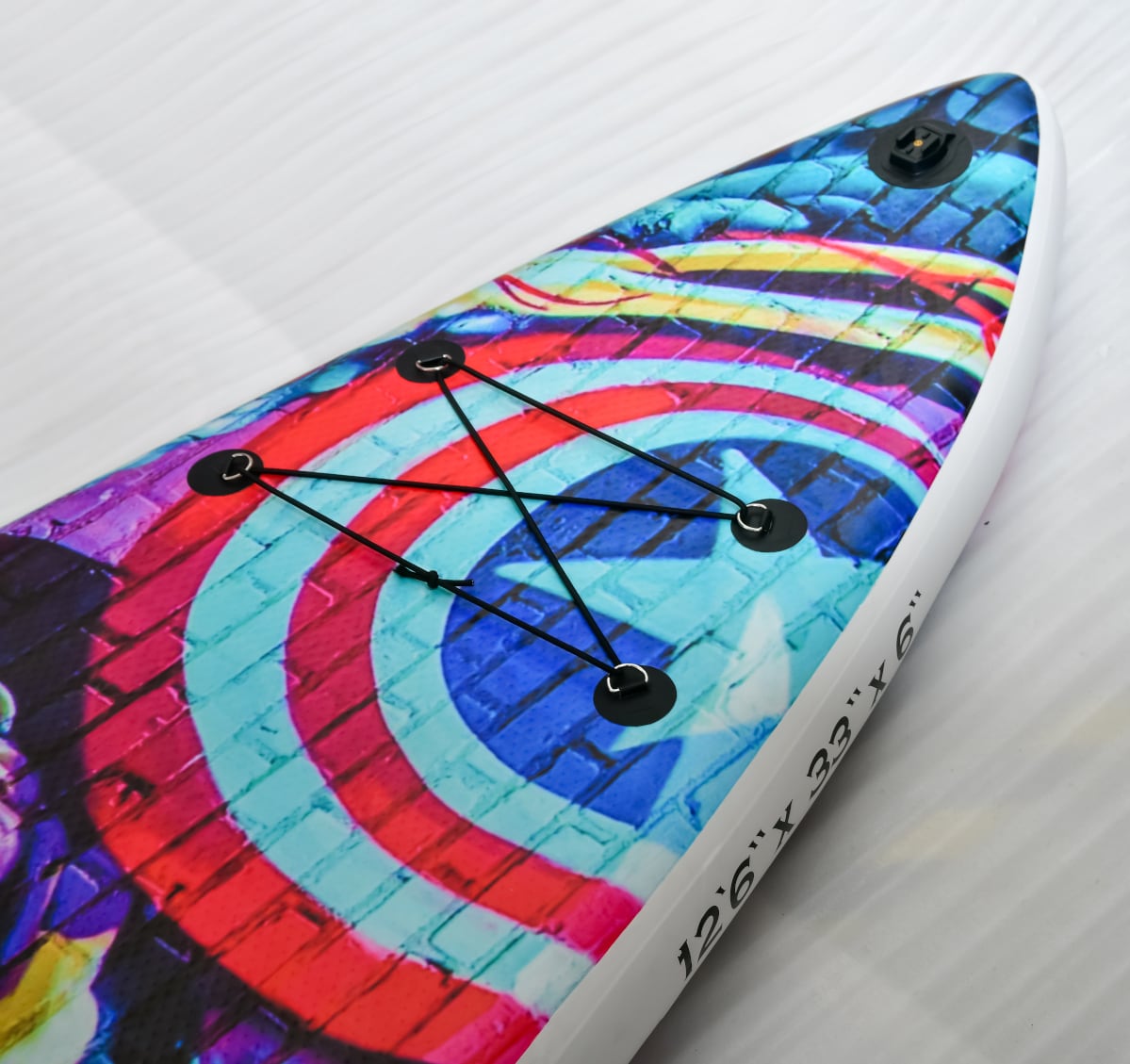 Φουσκωτή Σανίδα SUP Viking 380 x 84 - Πολύχρωμο