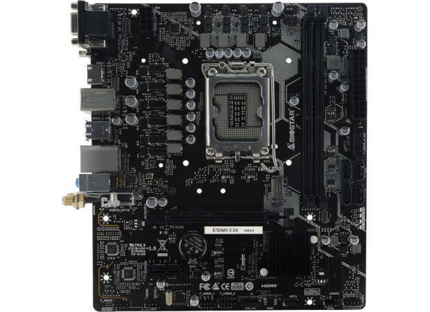 Μητρική Κάρτα Biostar B760MX-E D4 Micro ATX με Intel 1700 Socket